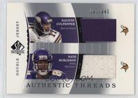 Daunte Culpepper, Nate Burleson #/345