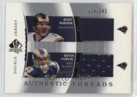 Kurt Warner, Kevin Curtis #/345