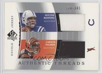 Peyton Manning, Carson Palmer #/345