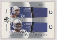 Peyton Manning, Marvin Harrison #/345