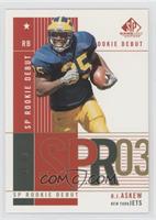 Rookie Debut - B.J. Askew #/50