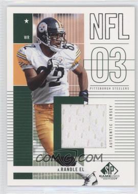 2003 SP Game Used Edition - [Base] #164 - Antwaan Randle El