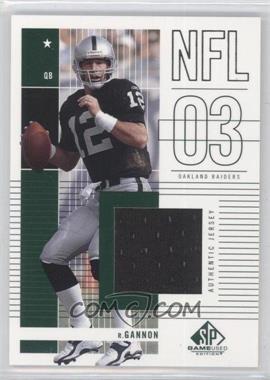 2003 SP Game Used Edition - [Base] #172 - Rich Gannon
