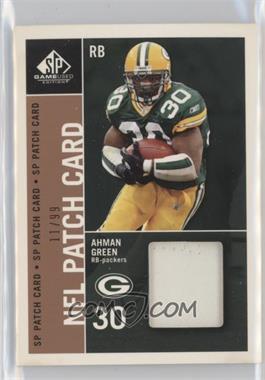 2003 SP Game Used Edition - NFL Patch Card #PC1-AG - Ahman Green /99