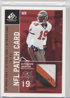 2003 SP Game Used Edition - NFL Patch Card #PC1-KJ - Keyshawn Johnson /99