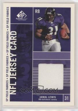 2003 SP Game Used Edition - SP Field Fabrics - Single #FF1-JL - Jamal Lewis