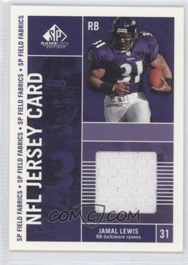 2003 SP Game Used Edition - SP Field Fabrics - Single #FF1-JL - Jamal Lewis