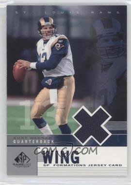 2003 SP Game Used Edition - SP Formations Jersey - Wing #F1-KW - Kurt Warner