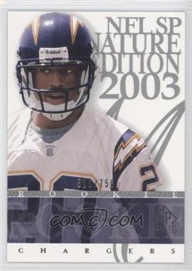 2003 SP Signature Edition - [Base] #113 - Nick Maddox /750