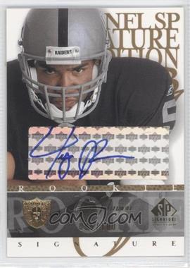 2003 SP Signature Edition - Signature - Blue Ink #JO - Teyo Johnson /100