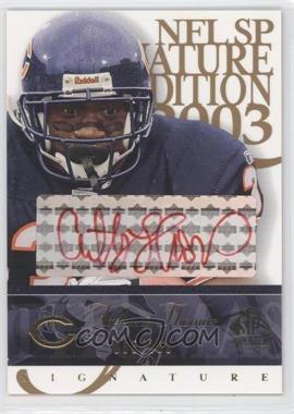 2003 SP Signature Edition - Signature - Red Ink #AT - Anthony Thomas /100