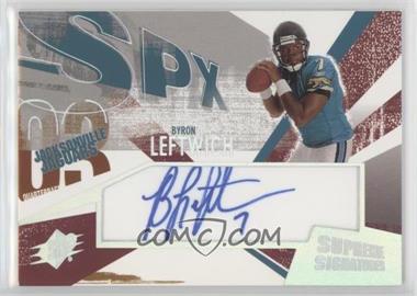 2003 SPx - Supreme Signatures #SS-BL - Byron Leftwich