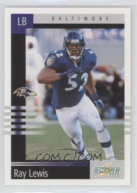 2003 Score - [Base] #5 - Ray Lewis