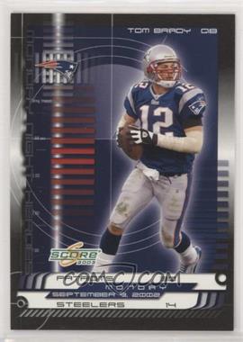 2003 Score - Monday Night Heroes #MN-1 - Tom Brady