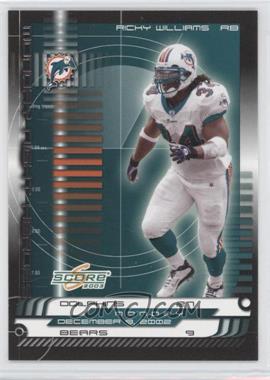 2003 Score - Monday Night Heroes #MN-14 - Ricky Williams