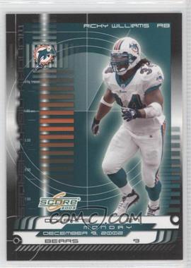 2003 Score - Monday Night Heroes #MN-14 - Ricky Williams