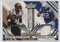 Deuce McAllister, Edgerrin James #/250