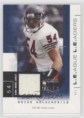 2003 Skybox L.E. - League Leaders Materials #LL-BU - Brian Urlacher /75