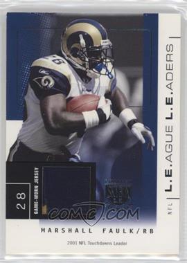 2003 Skybox L.E. - League Leaders Materials #LL-MF - Marshall Faulk /75