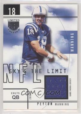 2003 Skybox L.E. - Sky's the Limit Jersey #SL-PM - Peyton Manning /99