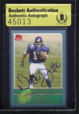 2003 Topps - [Base] #363 - Nate Burleson [BAS Authentic]