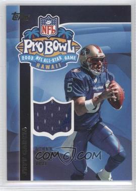 2003 Topps - Pro Bowl Relics #AP-JG - Jeff Garcia