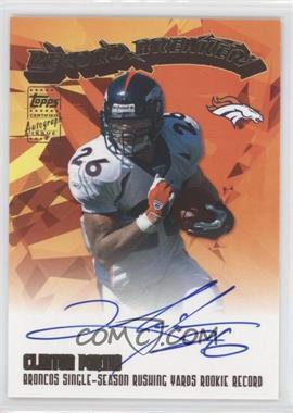 2003 Topps - Record Breakers Autographs #RB-CP - Clinton Portis