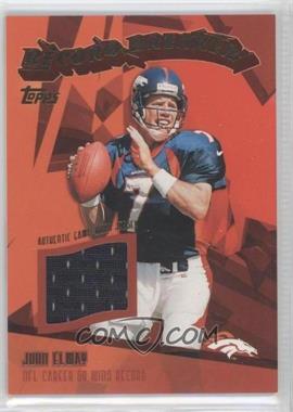 2003 Topps - Record Breakers Relics #RBR-JE - John Elway