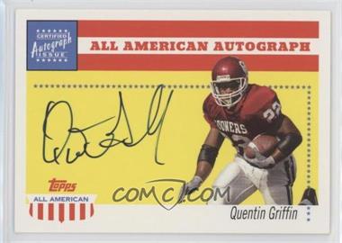 2003 Topps All American - All American Autographs #AA-QG - Quentin Griffin