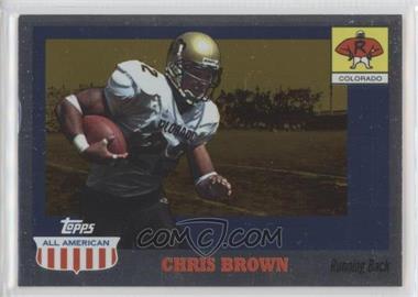 2003 Topps All American - [Base] - Gold Foil #116 - Chris Brown /55 [EX to NM]