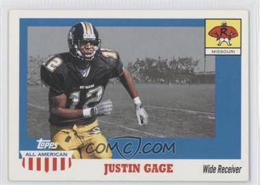 2003 Topps All American - [Base] #104 - Justin Gage