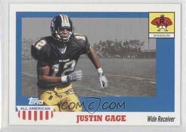 2003 Topps All American - [Base] #104 - Justin Gage