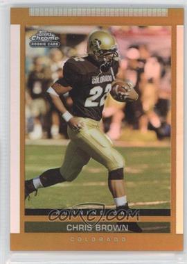 2003 Topps Draft Picks & Prospects - [Base] - Chrome Gold Refractor #130 - Chris Brown