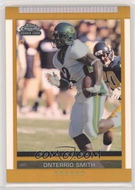 2003 Topps Draft Picks & Prospects - [Base] - Chrome Gold Refractor #158 - Onterrio Smith