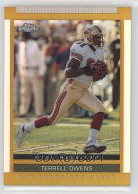 2003 Topps Draft Picks & Prospects - [Base] - Chrome Gold Refractor #6 - Terrell Owens