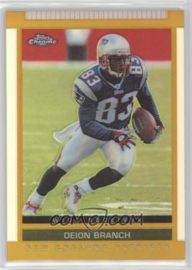 2003 Topps Draft Picks & Prospects - [Base] - Chrome Gold Refractor #68 - Deion Branch