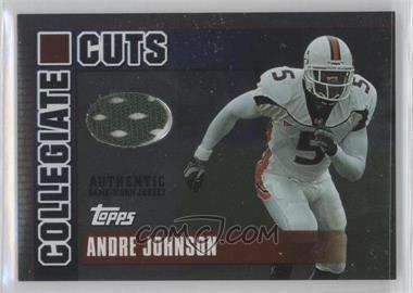 2003 Topps Draft Picks & Prospects - Collegiate Cuts - Foil #CC-AJ - Andre Johnson