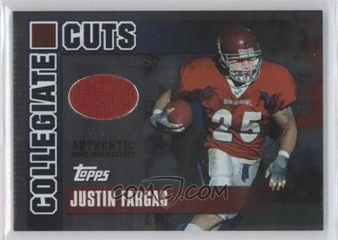 2003 Topps Draft Picks & Prospects - Collegiate Cuts - Foil #CC-JF - Justin Fargas