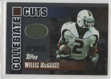 2003 Topps Draft Picks & Prospects - Collegiate Cuts - Foil #CC-WM - Willis McGahee