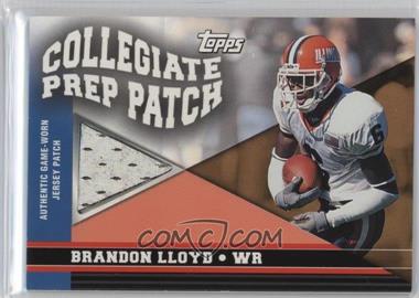2003 Topps Draft Picks & Prospects - Collegiate Prep Patch #CP-BLL - Brandon Lloyd /75