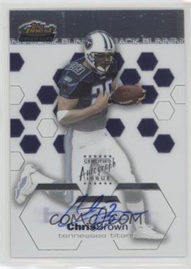2003 Topps Finest - [Base] #134 - Rookie - Chris Brown /999