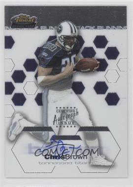 2003 Topps Finest - [Base] #134 - Rookie - Chris Brown /999