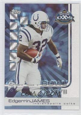 2003 Topps Finest - Super Bowl/Pro Bowl #9 - Edgerrin James