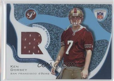 2003 Topps Pristine - Rookie Premiere Jerseys #RPR-KD - Ken Dorsey