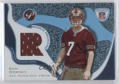 2003 Topps Pristine - Rookie Premiere Jerseys #RPR-KD - Ken Dorsey