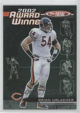 2003 Topps Total - Award Winners #AW18 - Brian Urlacher