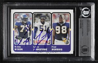 2003 Topps Total - [Base] #348 - Kenny Mixon, Lance Johnstone, Fred Robbins [BAS BGS Authentic]