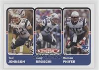 Ted Johnson, Tedy Bruschi, Roman Phifer