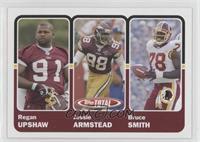 Regan Upshaw, Jessie Armstead, Bruce Smith