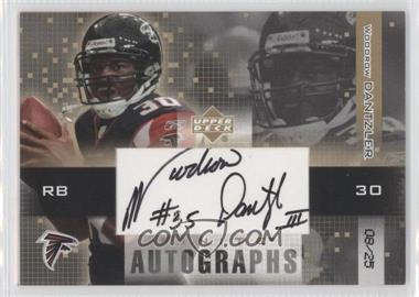 2003 Upper Deck Finite - Autographs - Gold #FA-WD - Woodrow Dantzler /25